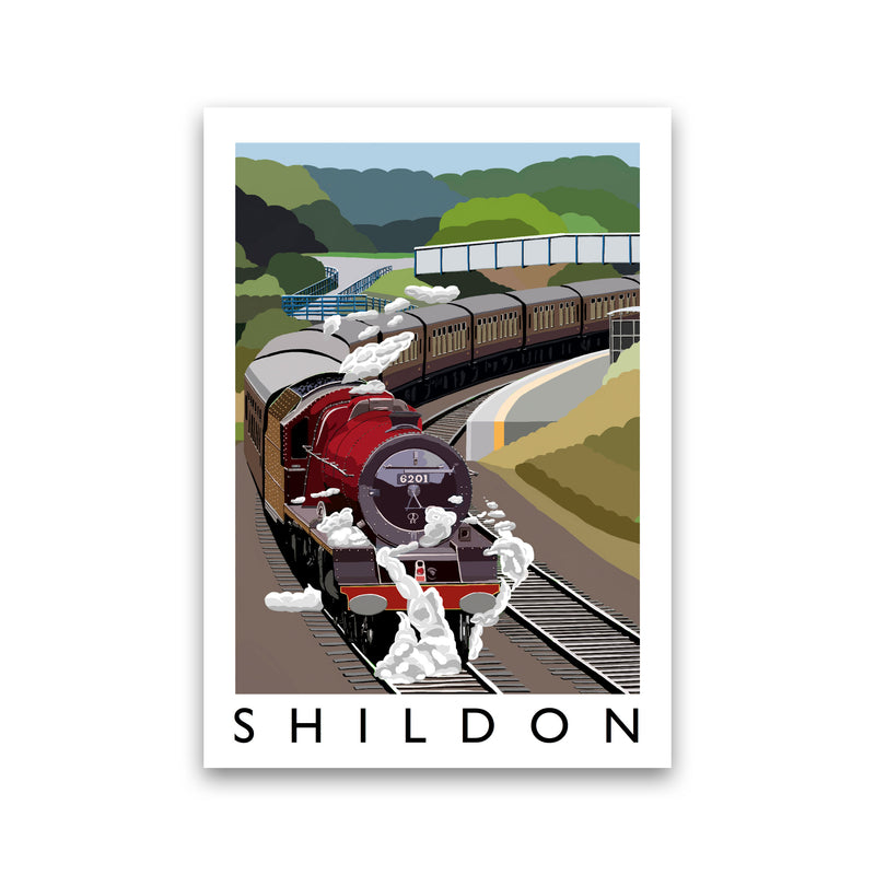 Shildon Art Print by Richard O'Neill Print Only
