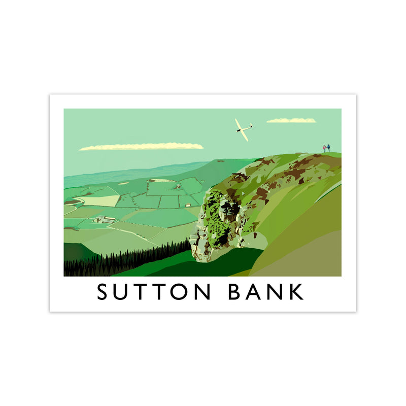 Sutton Bank Art Print by Richard O'Neill Print Only