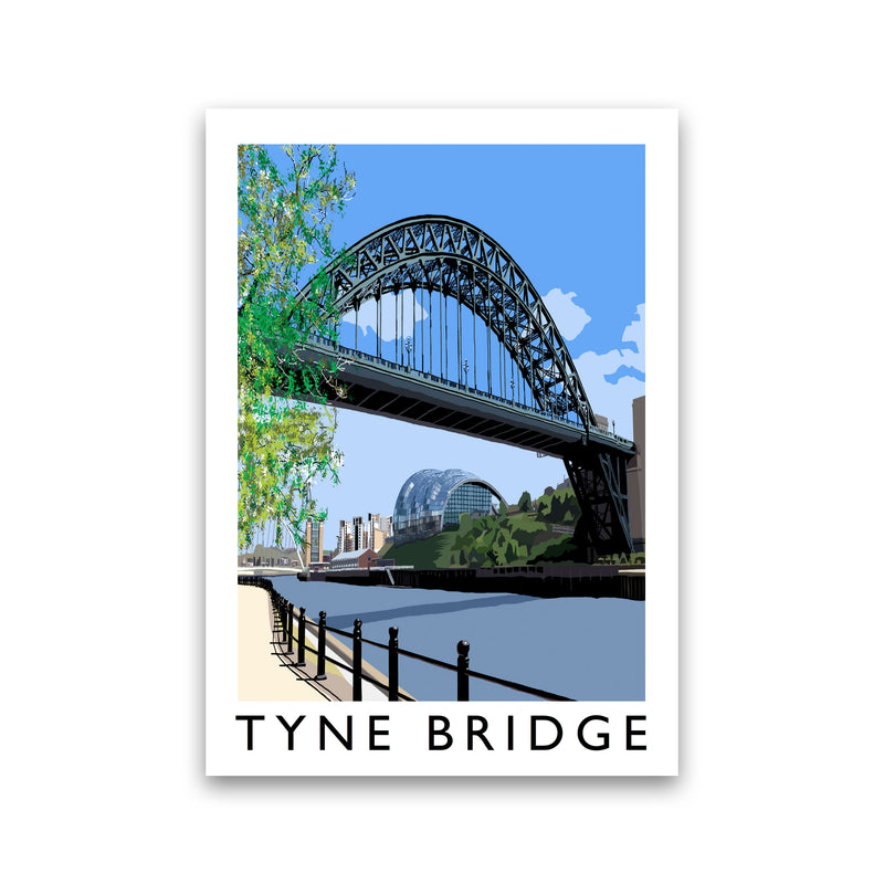 Tyne Bridge Art Print by Richard O'Neill Print Only