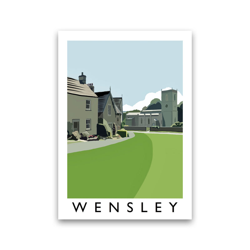 Wensley Art Print by Richard O'Neill Print Only