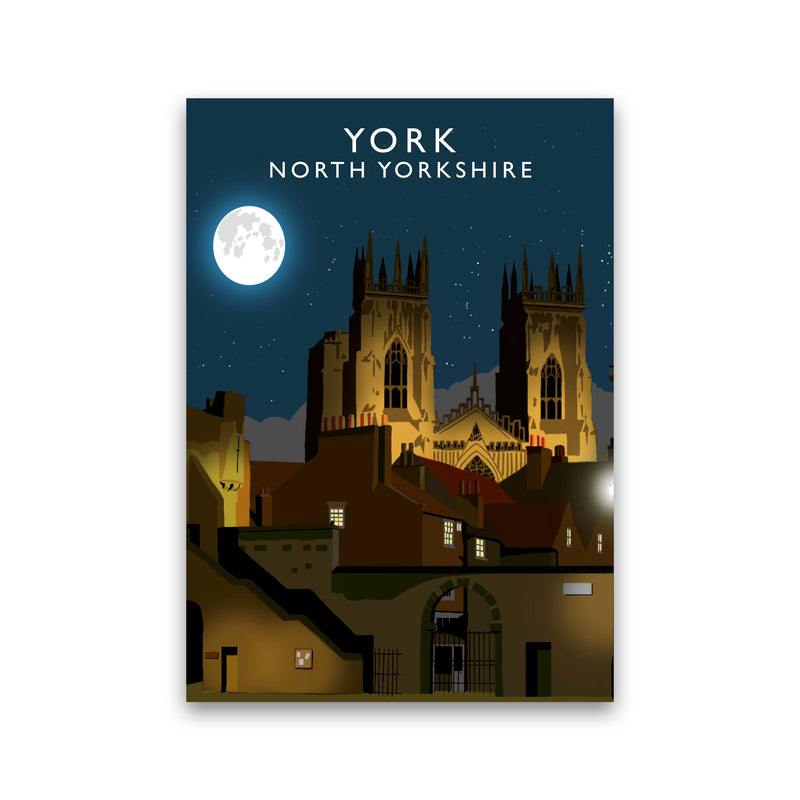 York by Richard O'Neill Yorkshire Art Print, Vintage Travel Poster Print Only