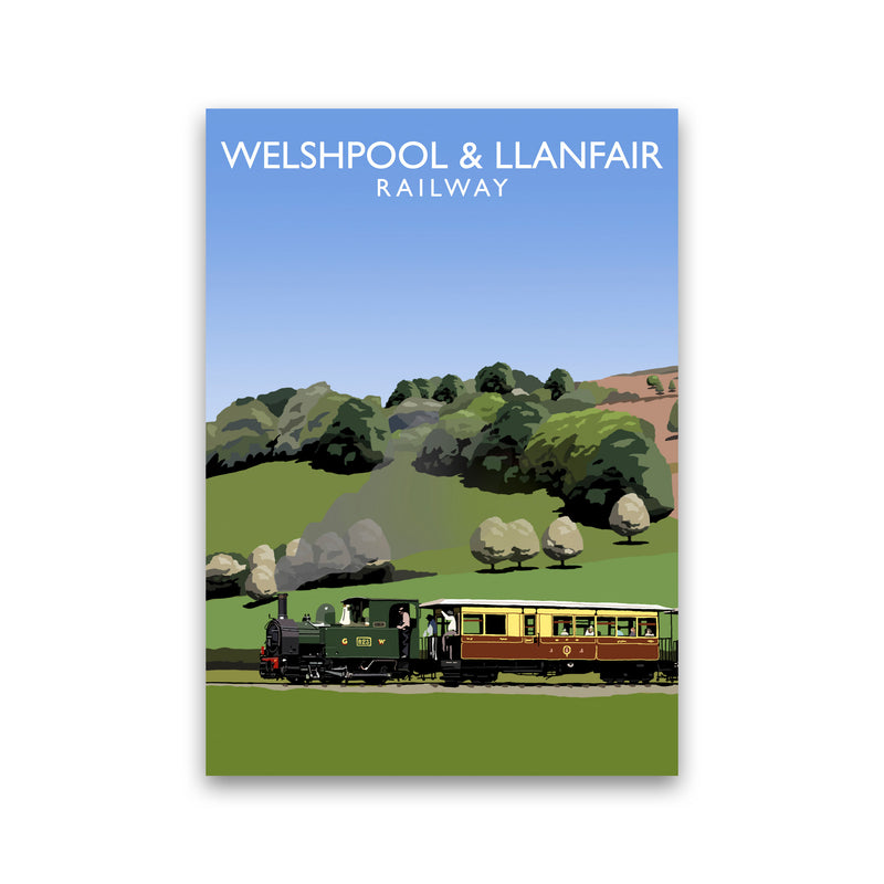 Welshpool & Llanfair by Richard O'Neill Print Only