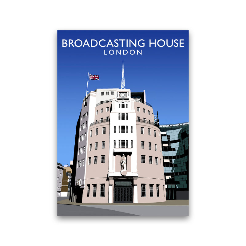 Broadcasting House by Richard O'Neill Print Only