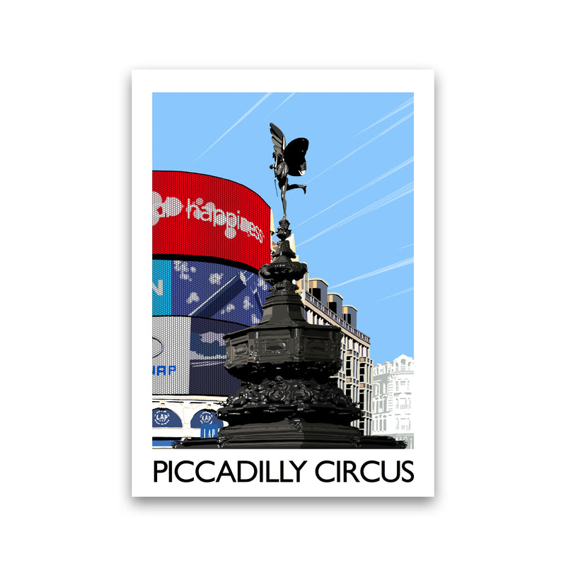 Piccadilly Circus London Art Print by Richard O'Neill Print Only