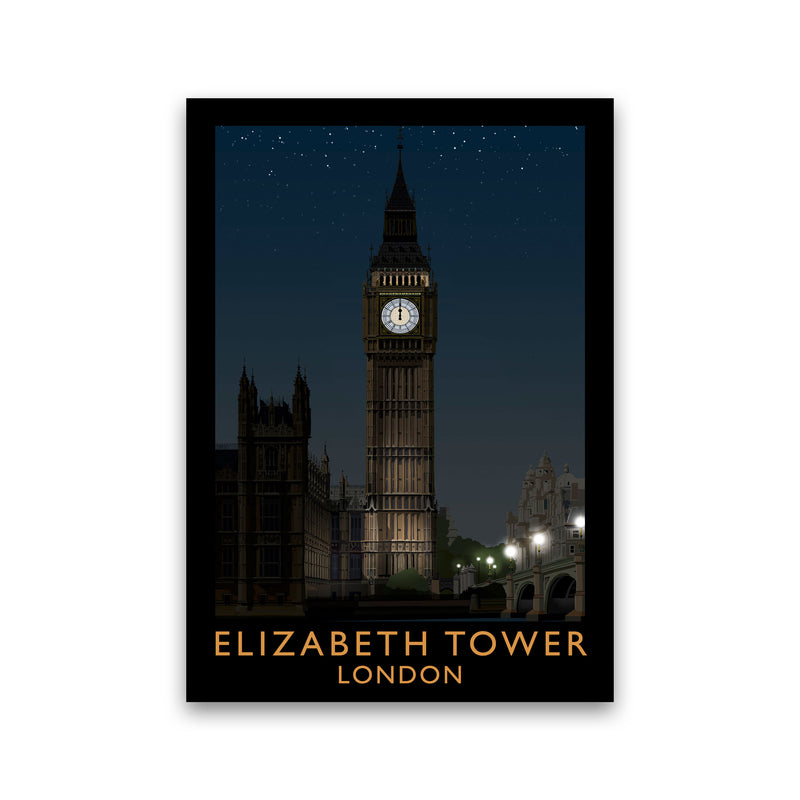 Elizabeth Tower by Richard O'Neill Print Only