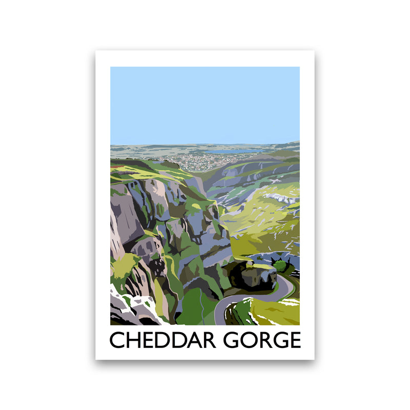 Cheddar Gorge Art Print by Richard O'Neill Print Only