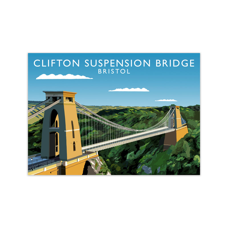 Clifton Suspension Bridge Bristol Framed Art Print by Richard O'Neill Print Only