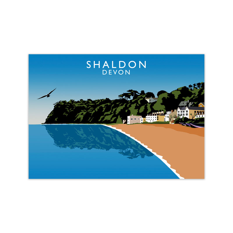 Shaldon Devon Art Print by Richard O'Neill Print Only