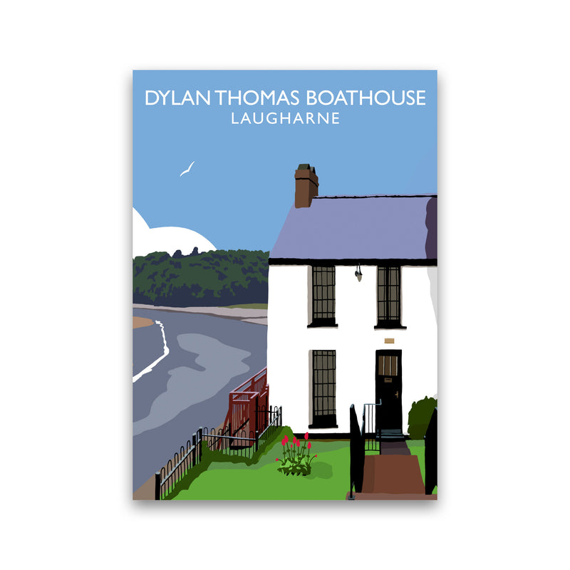 Dylan Thomas Boathouse by Richard O'Neill Print Only