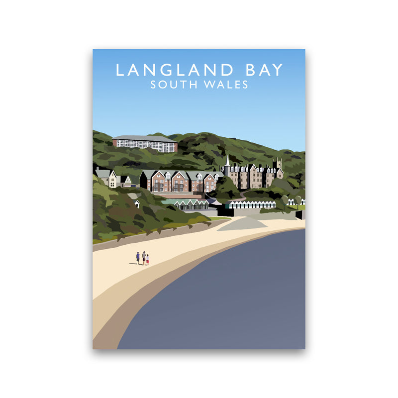 Langland Bay by Richard O'Neill Print Only