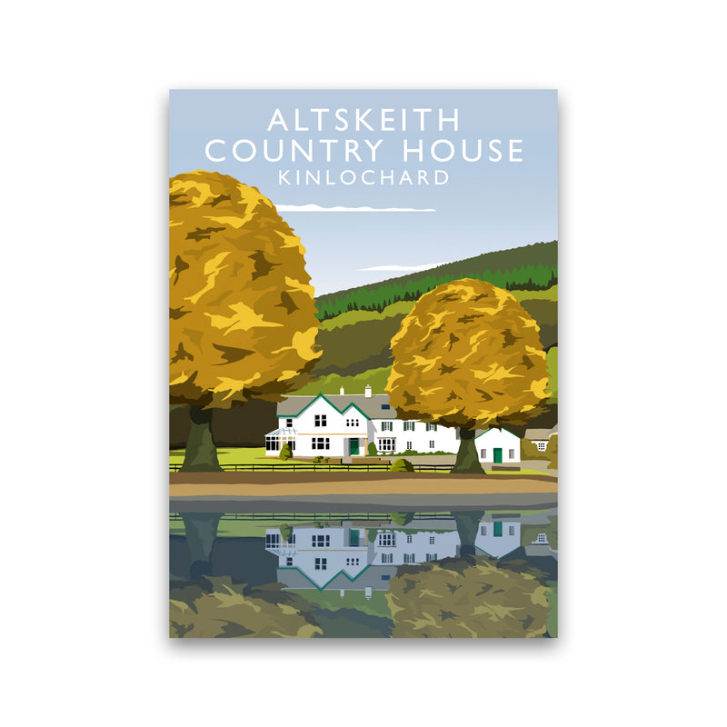 Altskeith Country House (Portrait) by Richard O'Neill Print Only