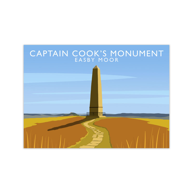 Captain Cooks Monument (Landscape) by Richard O'Neill Print Only