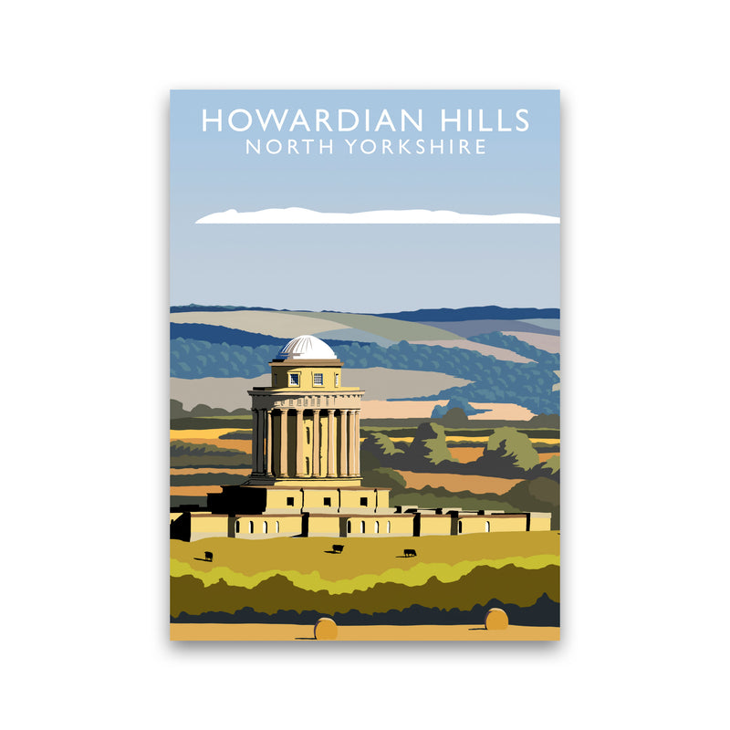 Howardian Hills (Portrait) by Richard O'Neill Yorkshire Art Print Print Only