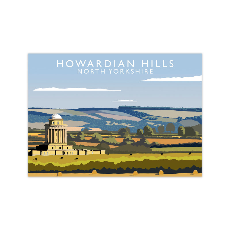 Howardian Hills (Landscape) by Richard O'Neill Yorkshire Art Print Poster Print Only