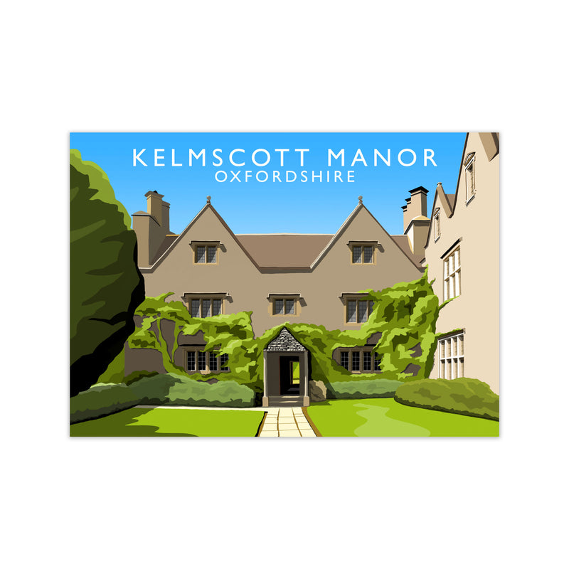 Kelmscott Manor (Landscape) by Richard O'Neill Print Only