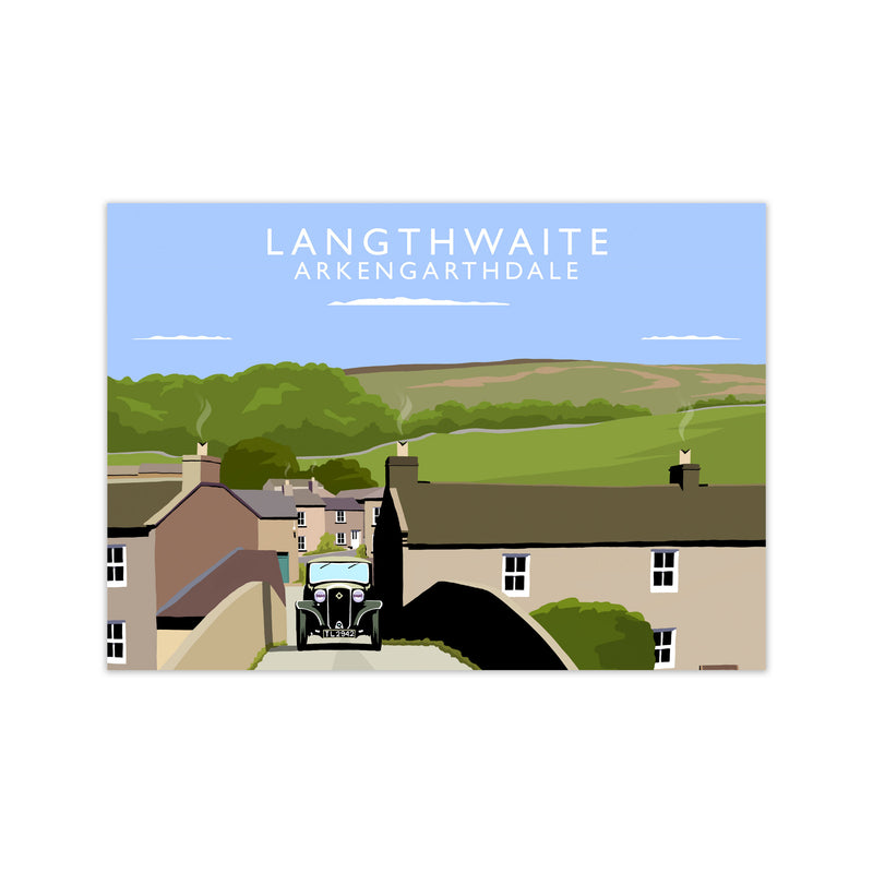 Langthwaite (Landscape) by Richard O'Neill Richard O'Neill Yorkshire Art Print Print Only