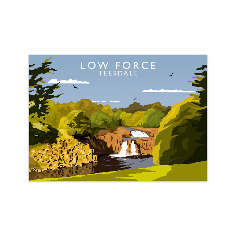 Low Force Teesdale Art Print by Richard O'Neill Print Only