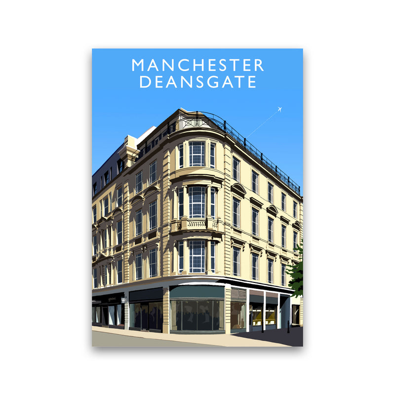 Manchester Deansgate (Portrait) by Richard O'Neill Print Only