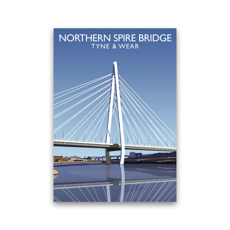 Northern Spire Bridge Tyne & Wear Framed Art Print by Richard O'Neill Print Only
