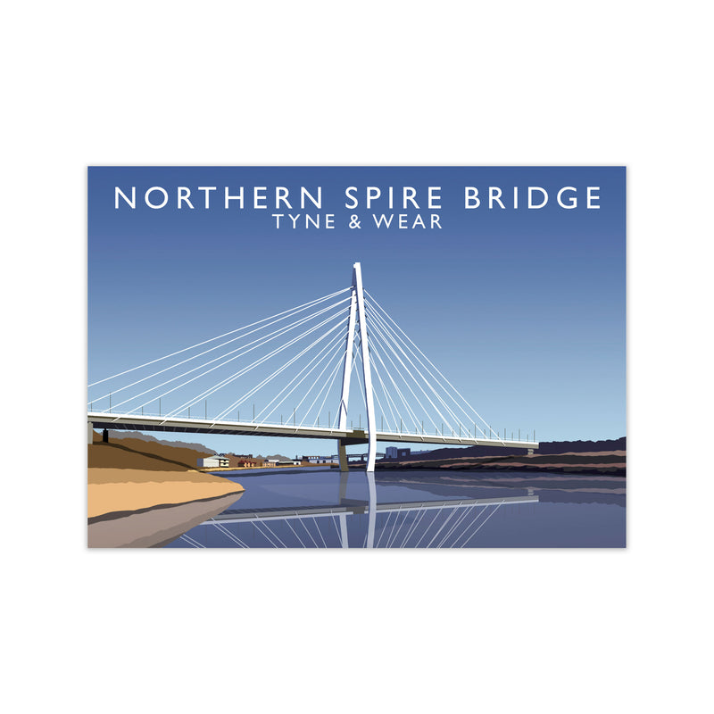 Northen Spire Bridge (Landscape) by Richard O'Neill Print Only