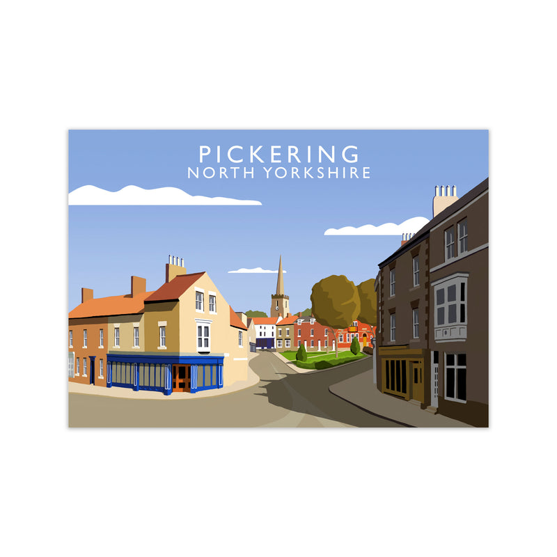Pickering North Yorkshire Art Print by Richard O'Neill Print Only
