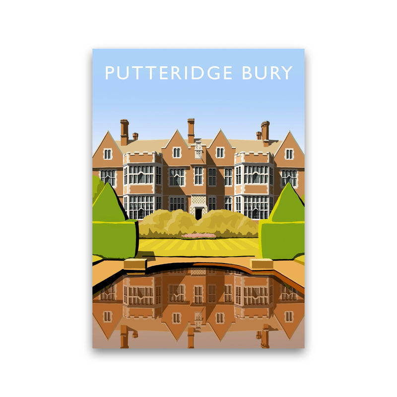 Putteridge Bury (Portrait) by Richard O'Neill Print Only