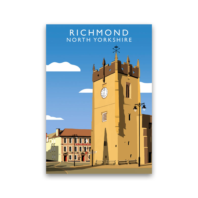 Richmond (Portrait) by Richard O'Neill Richard O'Neill Yorkshire Art Print Print Only