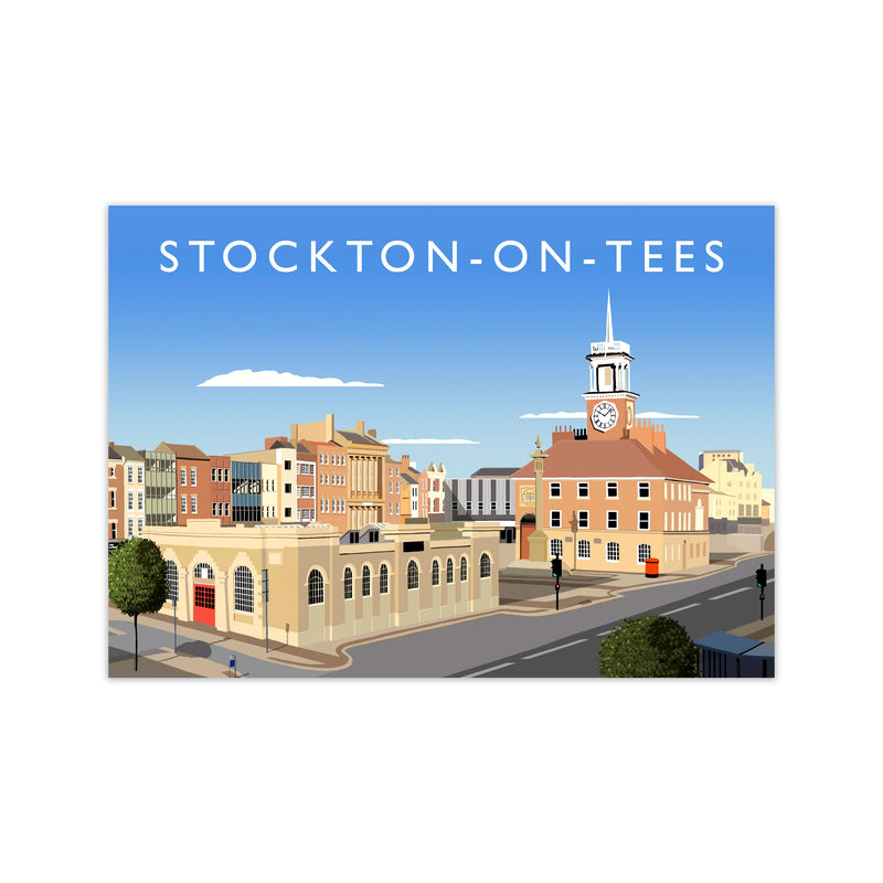 Stockton On Tees (Landscape) by Richard O'Neill Print Only