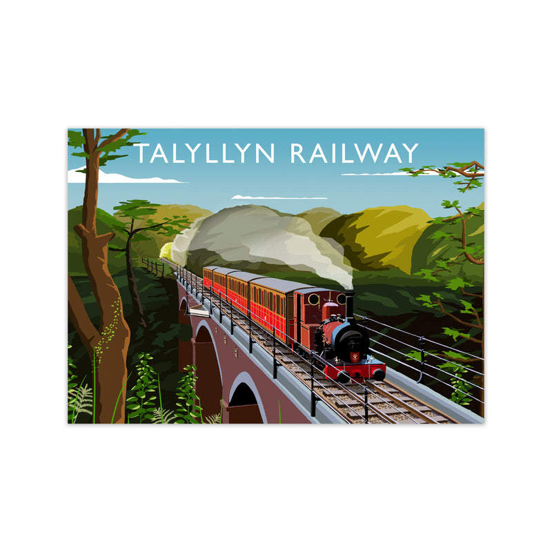Talyllyn Railway Art Print by Richard O'Neill Print Only