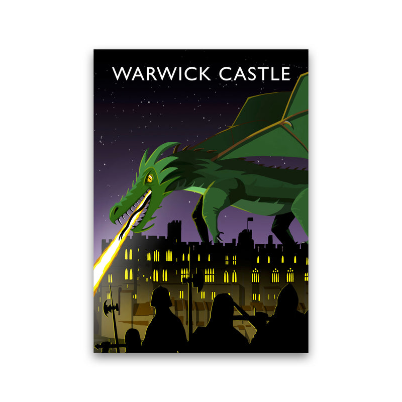 Warwick Castle With Dragon (Portrait) by Richard O'Neill Print Only