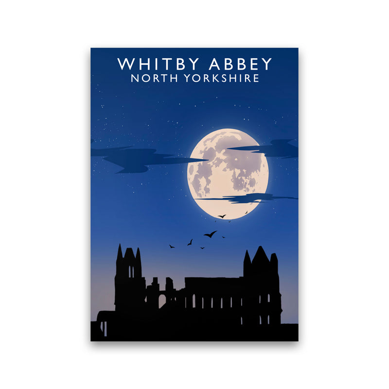 Whitby Abbey (Night) (Portrait) by Richard O'Neill Yorkshire Art Print Print Only