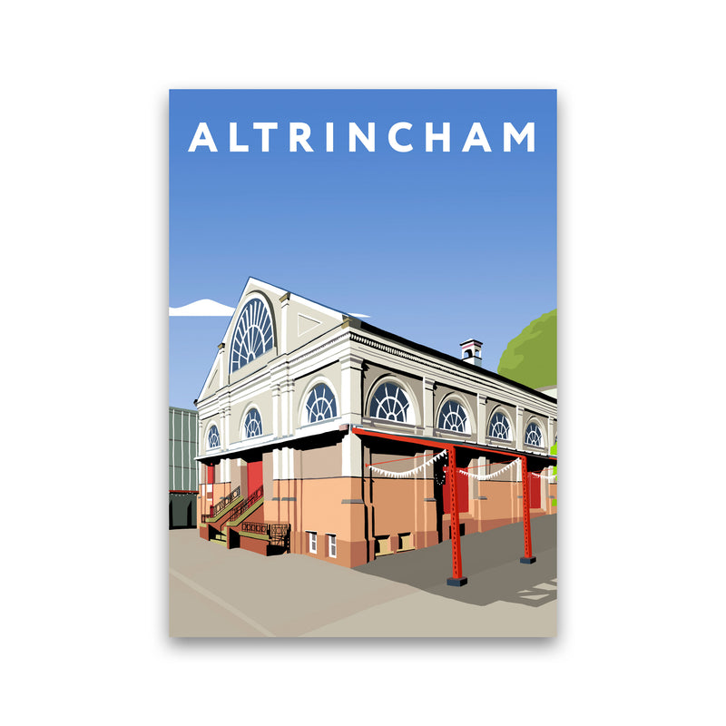 Altrincham Art Print by Richard O'Neill Print Only