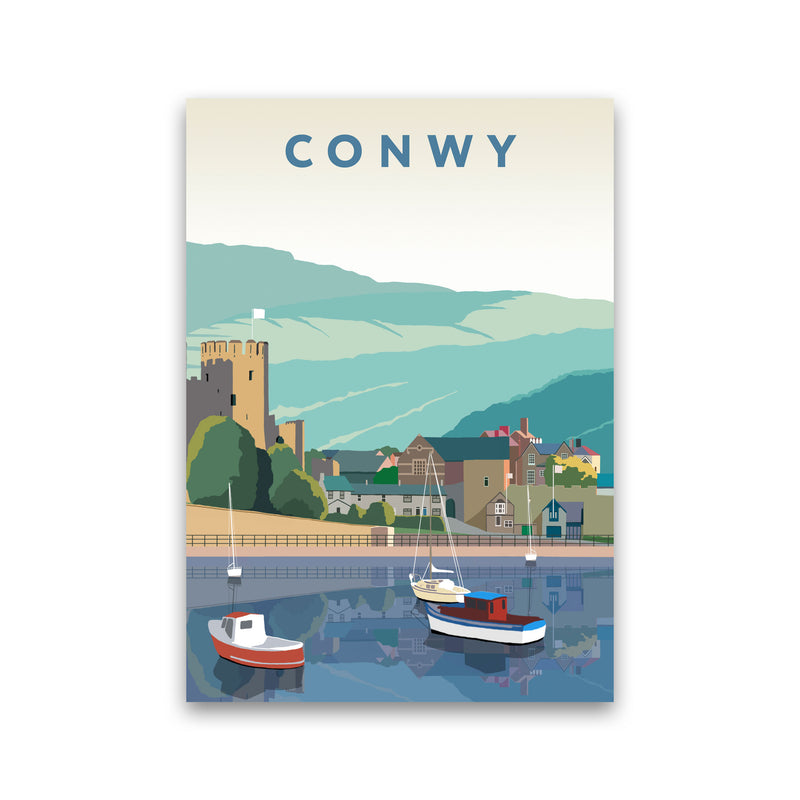Conwy Art Print by Richard O'Neill Print Only