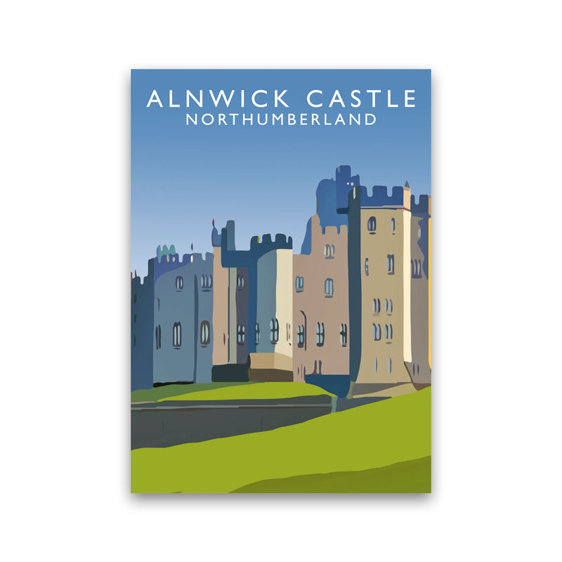 Alnwick Castle2 Portrait by Richard O'Neill Print Only