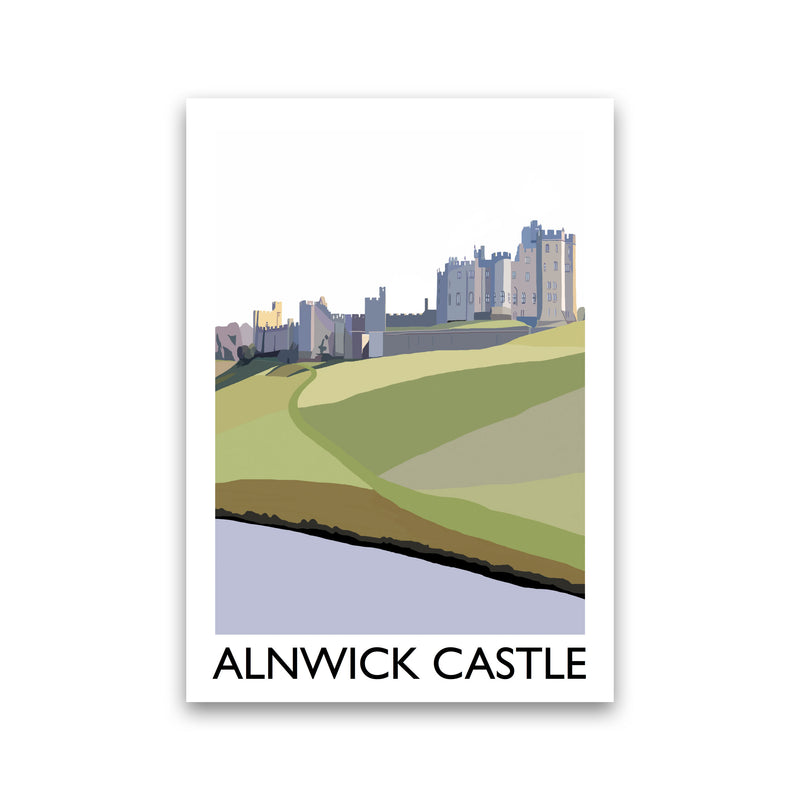 Alnwick Castle Portrait by Richard O'Neill Print Only