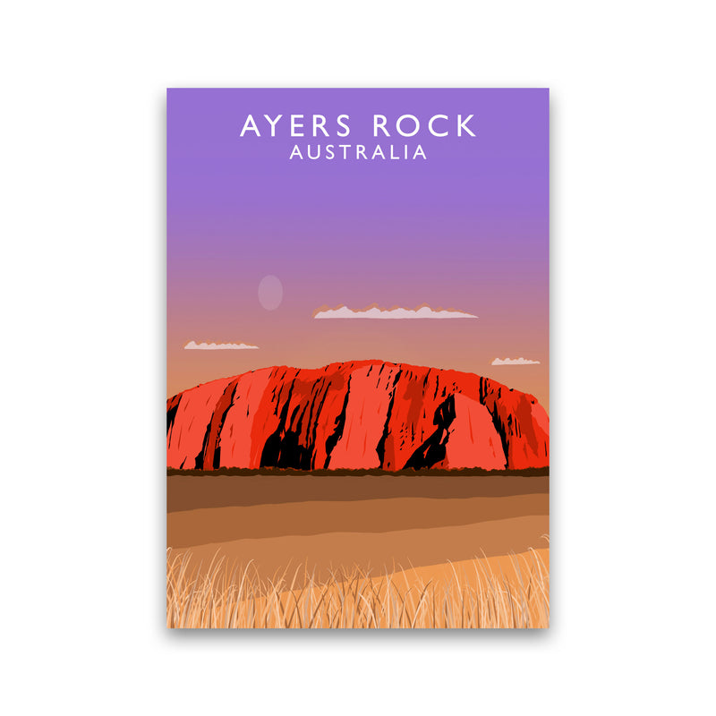 Ayers Rock Australia Art Print by Richard O'Neill Print Only
