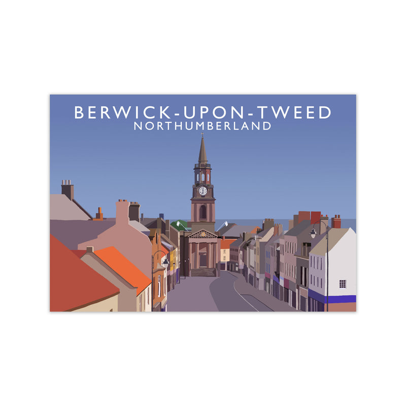 Berwick-Upon-Tweed Northumberland Art Print by Richard O'Neill Print Only