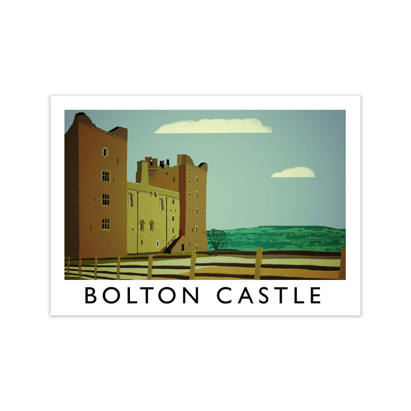 Bolton Castle Art Print by Richard O'Neill Print Only