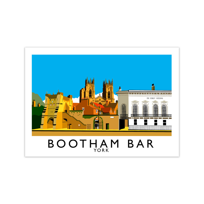 Bootham Bar York Art Print by Richard O'Neill Print Only