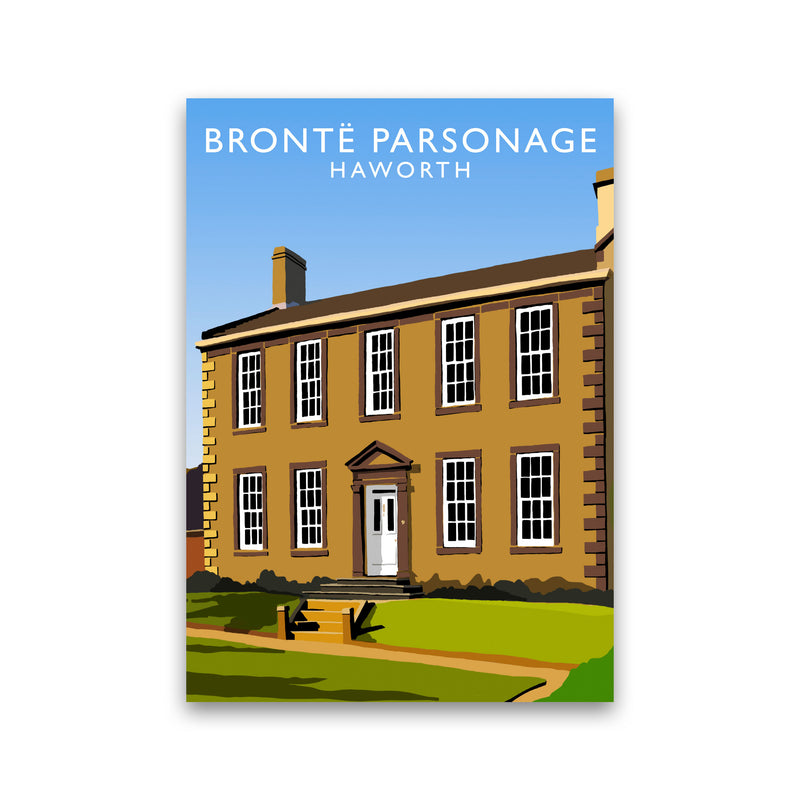 Bronte Parsonage Haworth Art Print by Richard O'Neill Print Only