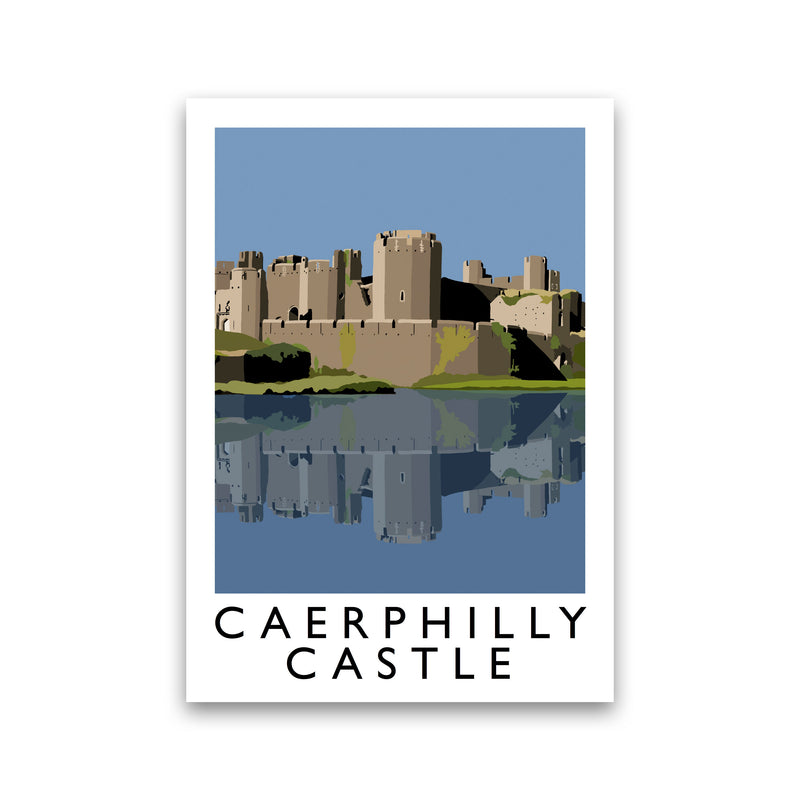 Caerphilly Castle Portrait by Richard O'Neill Print Only