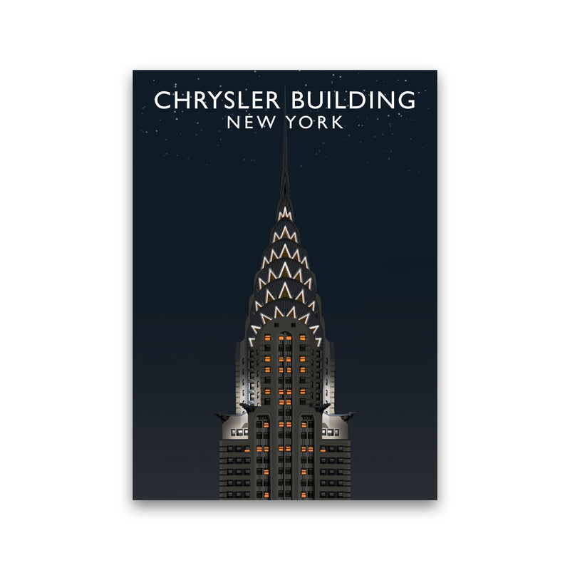 Chrysler Building Night by Richard O'Neill Print Only