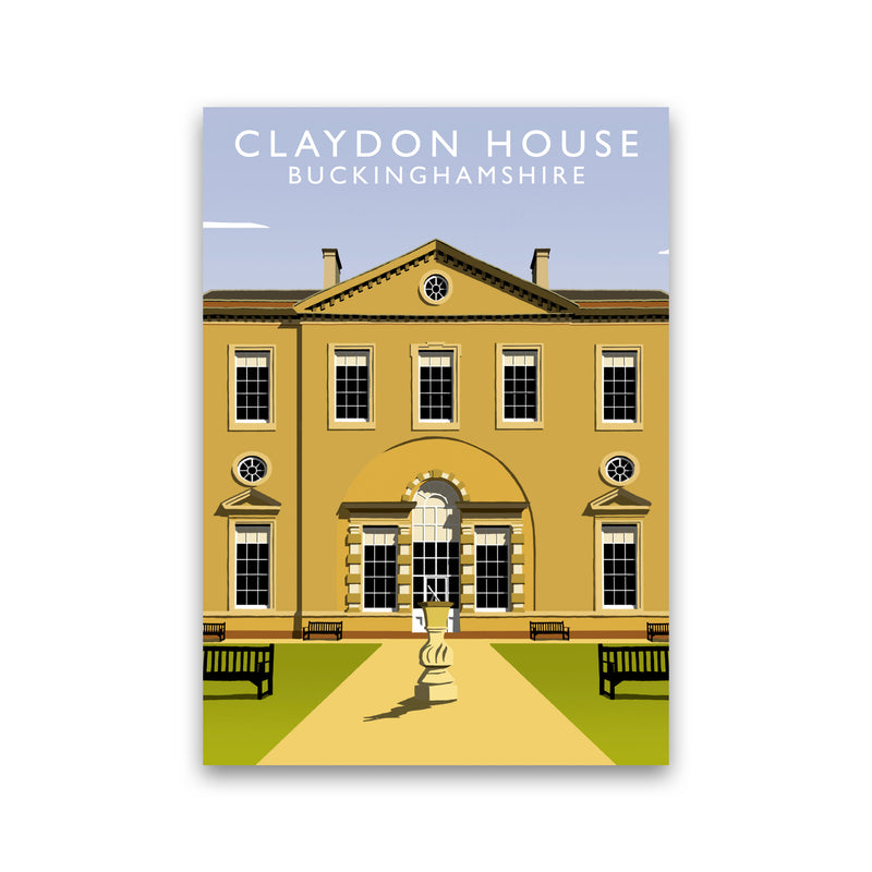 Claydon House Portrait by Richard O'Neill Print Only