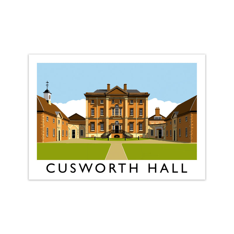 Cusworth Hall Art Print by Richard O'Neill Print Only