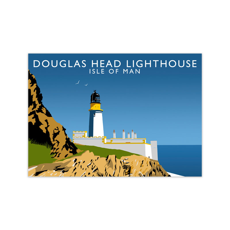 Douglas Head Lighthouse Portrait by Richard O'Neill Print Only