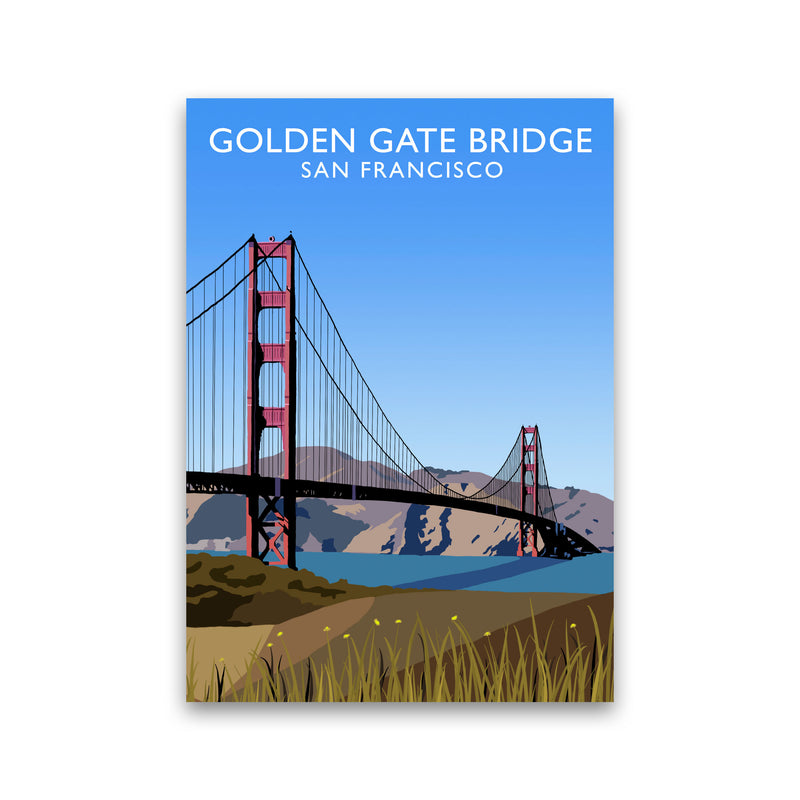Golden Gate Bridge Portrait by Richard O'Neill Print Only