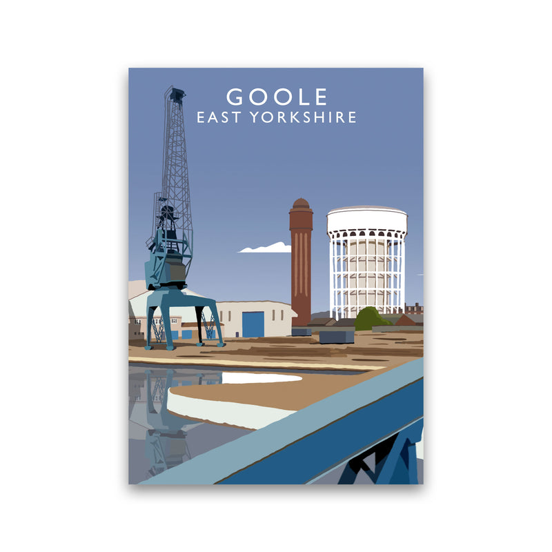 Goole East Yorkshire Art Print by Richard O'Neill Print Only