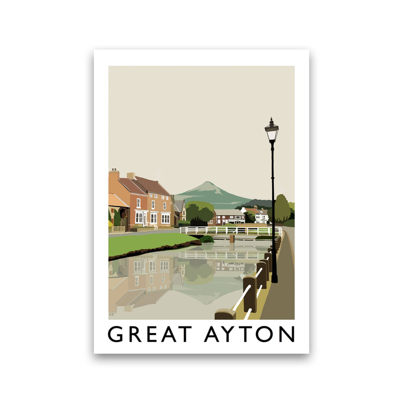 Great Ayton Portrait by Richard O'Neill Print Only