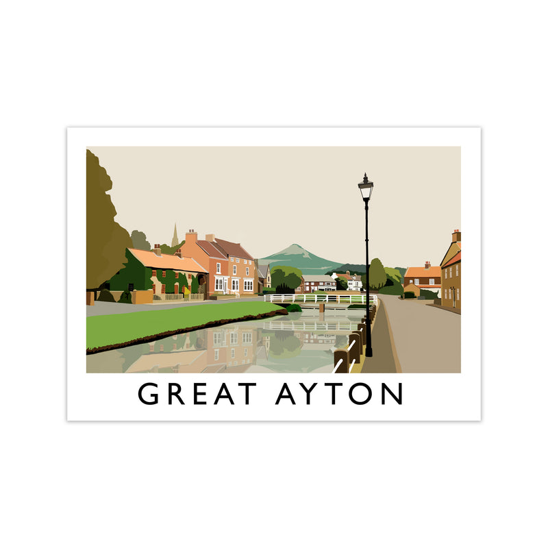 Great Ayton by Richard O'Neill Print Only