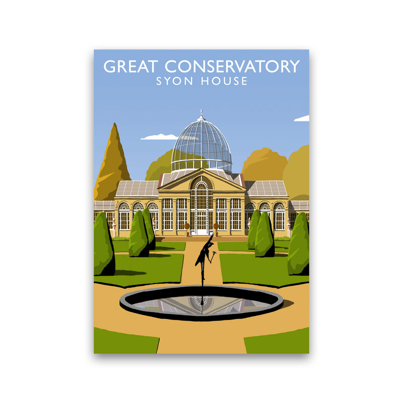 Great Conservatory Syon House Portrait by Richard O'Neill Print Only